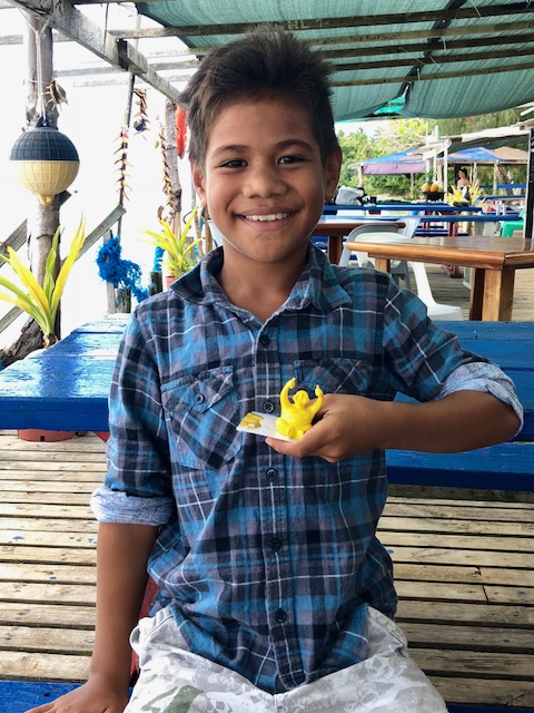 Syd makes landfall in Tonga
Meet Joshua, a proud new member of Syd’s expanding world family. What a smile!