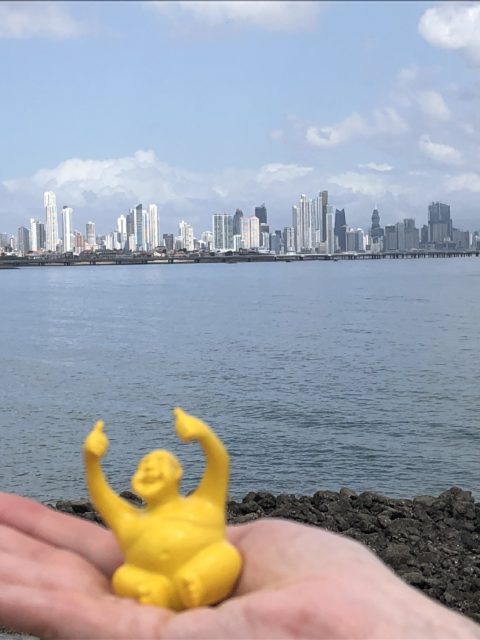 Syd enjoying the skyline of Panama City